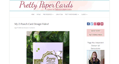 Desktop Screenshot of prettypapercards.com